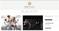 Desktop Screenshot of polkfitness.com